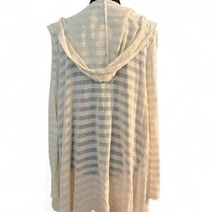 deadstock y2k cream hooded cardigan